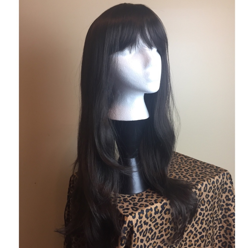 Synthetic Dark Brown Wig